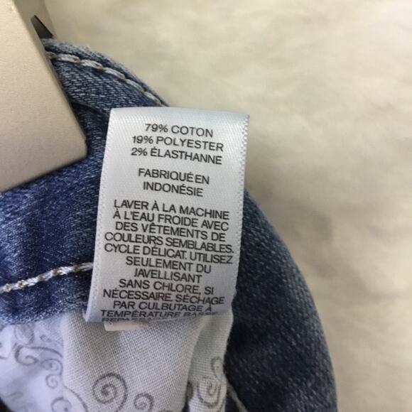 Express Blue Denim Women Cropped Jeans - Picture 6 of 12